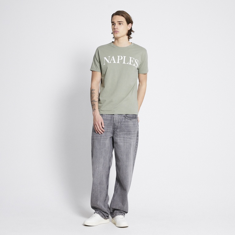 Printed tee "Bill" Light green 2